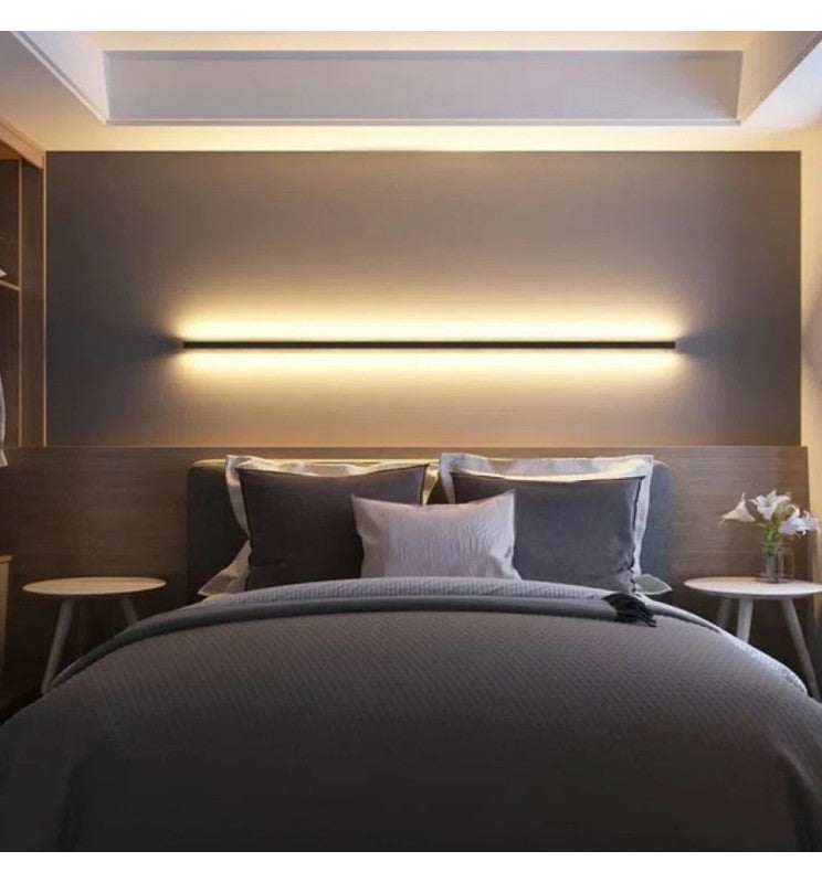 Dimmable OULU LED Wall Light in Black 0.44m 0.94m 1.44m 1.94m - LED Wall light