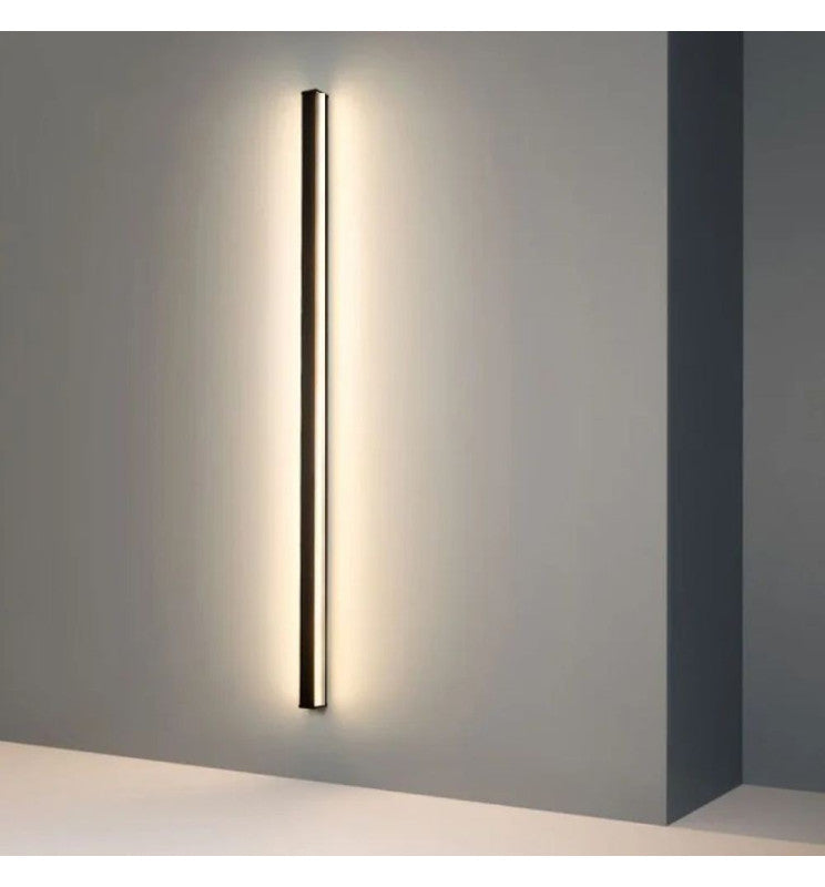 Dimmable OULU LED Wall Light in Black 0.44m 0.94m 1.44m 1.94m - LED Wall light