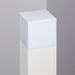 40W White Augusta Bollard Light for E27 bulb with PIR sensor 4000K -