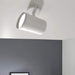 White ceiling lamp for 1x GU10 - LED Spotlight