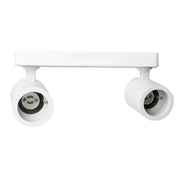 Surface Mounted Adjustable LED Spotlight in White for 2 Phase GU10 - LED ceiling lighting