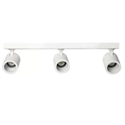 Surface Mounted Adjustable LED Spotlight in White for 3 Phase GU10 - LED ceiling lighting