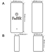 WiFi Door and Window Alarm Sensor - Security System Sensors - Non-lighting Products