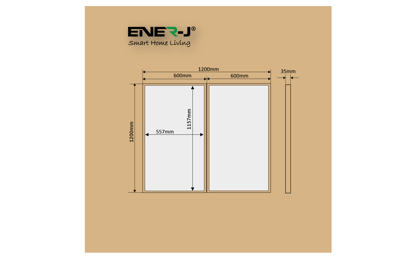 Artificial window 120cm X 120cm Sky,Tree,Grass - LED Panel