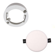 Recessed Frame Converter White for 8W QUASAR LED Downlight - LED Accessories